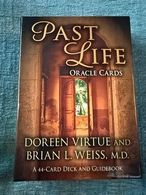 Past Life Oracle Cards Doreen Virtue Brian Weiss Guidebook & 44 Card Deck Tarot